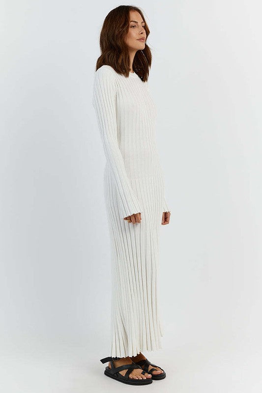 Rustic Comfort Ribbed Dress
